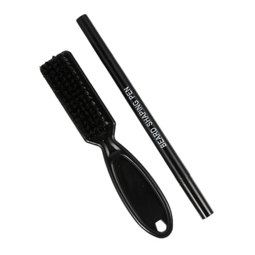 PACKOVE Bartfüllerstift Mit Pinsel Für Männer Bartpflege-werkzeug Bartkontur-füllstift Bartstift-feile Bartstift-bürsten-zubehör Bartpflege-set Bartpflege-zubehör von PACKOVE