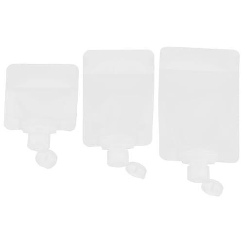 PACKOVE 1 Satz Flüssigspenderbeutel Groß Reisen Tasche Gesicht Wiederverwendbare Beutel Wieder Auffüllbar Reise-kulturbeutel Leer Toilettenartikel Creme Feuchtigkeitsspendend Aufkleber von PACKOVE