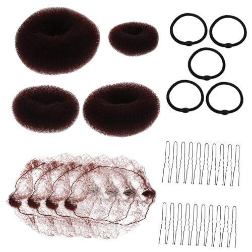 PACKOVE Haarnetz Für Haarknotenherstellung Duttmacher Mit Haarspangen Unsichtbares Haarnetz Frauen Balletttänzerin Und Diy-haarflechter von PACKOVE
