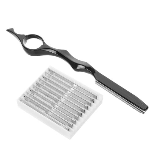 PACKOVE 1 Satz Haarstyling Geräte zum Ausdünnen von Haaren mit 11 Ersatzklingen Handlicher Rasierer Friseurbedarf für Männer und Frauen Komfortables Trimmen für Hause Friseurzubehör von PACKOVE