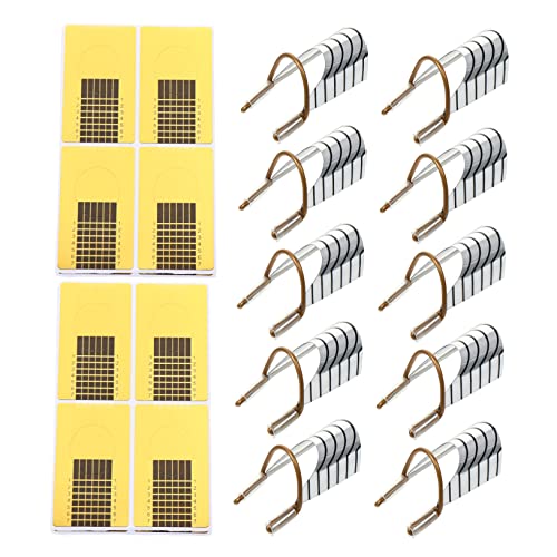 PACKOVE Nagelformen-aufkleber Für Acryl Und Uv-gel-nagelverlängerungen Mit Halbmond-design Einfach Anzu Entfernen Für Maniküre Trainer Und Anfänger von PACKOVE