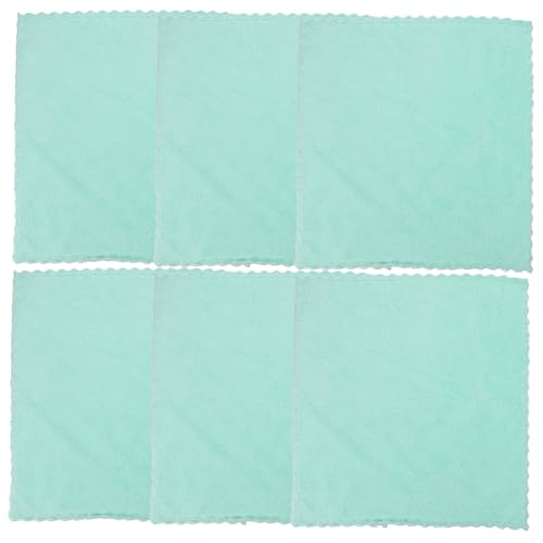 PACKOVE 1 Satz Teiliges Fleece Gesichtsreinigungstücher Wiederverwendbare Handtücher Für Gesichtspflege Hautfreundlich Und Strapazierfähig Für Tägliche Anwendung Und Make Up 6 Stück von PACKOVE