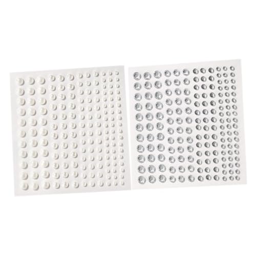 PACKOVE Perlen-sticker Zum Basteln Selbstklebende Strass-aufkleber Für Gesicht Nagelkunst Und Telefon Diy-dekoration Mit Flacher Rückseite Edelstein-sticker Für Make-up Und Party von PACKOVE