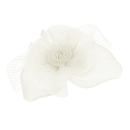 PACKOVE 1 Stk Mesh-feder-kopfschmuck Kopfbedeckung Aus Partygaze Haarschmuck Für Damen Derby-cap Für Damen Blumendekor Fascinator Mit Schleier Fräulein Hochzeit Gittergewebe Zylinder von PACKOVE