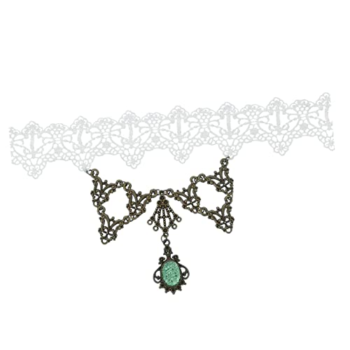 PACKOVE 1 Stk weiße Spitzenkette Boho Halskette geschenke für den jahrestag Damenhalsketten geschichtete Halskette eine Halskette trendige Halskette elegante Halskette von PACKOVE