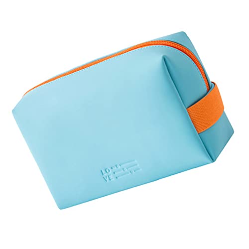 PACKOVE Schminktasche Damen Mini Kosmetikbeutel Aufbewahrungstasche Aus Polyester Und Pu Leder Für Lippenstift Augenbrauenstift Reisen Und Zuhause von PACKOVE