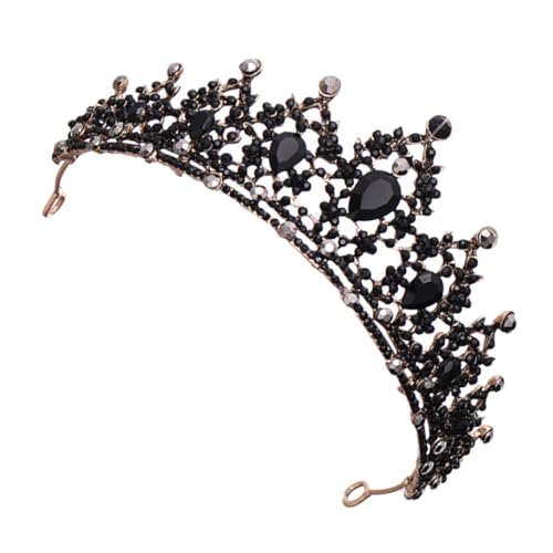 PACKOVE 1 Stück Barocke Kristallkrone Haarschmuck für Damen Braut Stirnband mit Funkelnden Rhinestones für Hochzeiten Kostüme und Kreative Bühnenauftritte von PACKOVE