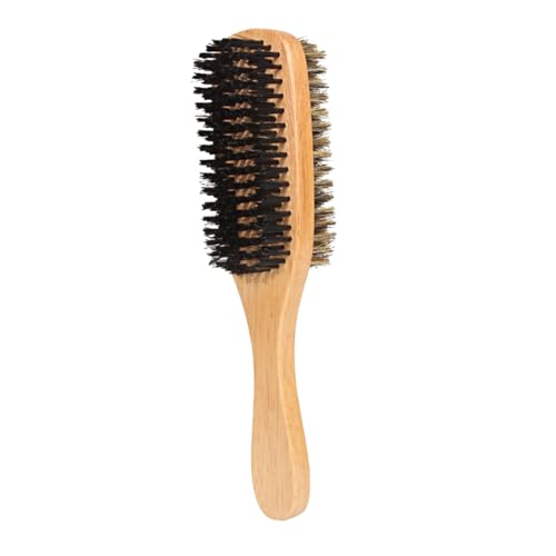 PACKOVE 1 Stück Bartbürste Körperpflege nass Männer Jack Gesichts- Eber Herrenpflegeset Friseurölkopfbürste Salon Rasierpinsel Friseurhaarbürste Bartkammbürste Nylon Yellow von PACKOVE