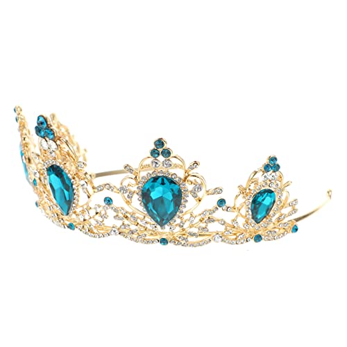 PACKOVE Vintage Barock Brautkrone Tiara für Mädchen Exquisiter Kopfschmuck für Hochzeiten Feste und Fotoshootings Haaraccessoires Kronendekoration PACKOVE Vintage Barock Brautkrone Tiara für Mädchen Exquisiter Kopfschmuck für Hochzeiten Feste und Fotoshootings Haaraccessoires Kronendekoration von PACKOVE