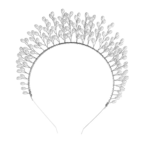 PACKOVE 1 Stück Braut Tiara Krone Haarband für Damen Hochzeitsaccessoire mit Luxuriösem Design Einfach Anzulegen Perfekter Haarschmuck für Unvergessliche bei Feierlichkeiten von PACKOVE