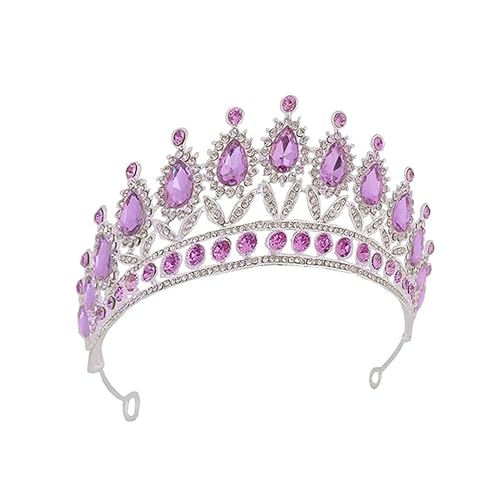 PACKOVE 1 Stück Brautkrone Tiara Hochzeit Krone Hochzeitskrone aus Hochwertigem Material Feiern Fotoshootings und Angenehm Hautreizend Glitzernde Details von PACKOVE