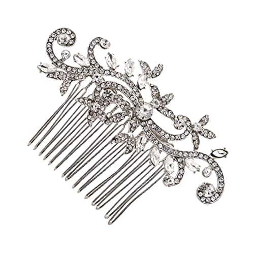 PACKOVE 1 Stück Brautschmuck Haarkamm mit Strasssteinen Haaraccessoires für für Hochzeiten Partys und Besondere Anlässe PACKOVE 1 Stück Brautschmuck Haarkamm mit Strasssteinen Haaraccessoires für für Hochzeiten Partys und Besondere Anlässe von PACKOVE