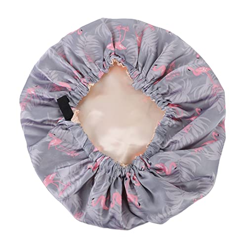 PACKOVE Doppellagige Satin Haube Zum Schlafen Schlafmütze Für Frauen Und Mädchen Haarpflegehaube Aus Hochwertigem Satinmaterial Wiederverwendbar Und Bruchfest Für Reisen Und von PACKOVE