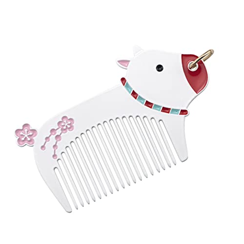 PACKOVE 1 Stück Frühling Festival Tragbarer Haarkamm Praktischer Stylingkamm Antistatischer Haarkamm Vielseitiges Haarschmuckzubehör Perfektes Neujahrsgeschenk für Männer von PACKOVE