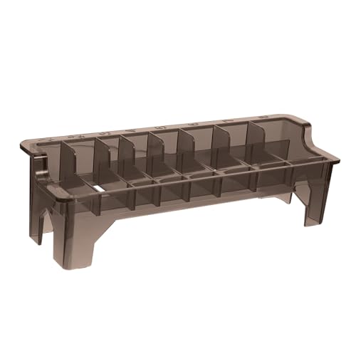 PACKOVE 1 Stück Haarschneider Kamm Organizer Transparent Schwarz Praktische Aufbewahrungsbox für Friseurwerkzeuge Kompakter Halter für Haarzubehör Stabil und Leicht für Haarschnitte und von PACKOVE