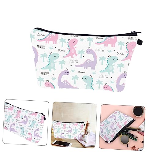 PACKOVE Kosmetikbeutel Aus Polyester Mit Dinosaurier-Muster Reise-kulturtasche Aufbewahrungstasche Für Damen Make-up-Tasche Mehrzweck-Kosmetiktasche Waschtasche von PACKOVE