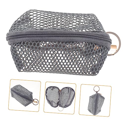 PACKOVE 1stk Mesh-Aufbewahrungstasche Münzbeutel Mini-geldbörse Schlüsseltaschenhalter Netz-reisetaschen Klare Kosmetiktaschen Kompakte Reisetasche Aus Mesh Einfach Reisen Mixer Nylon von PACKOVE