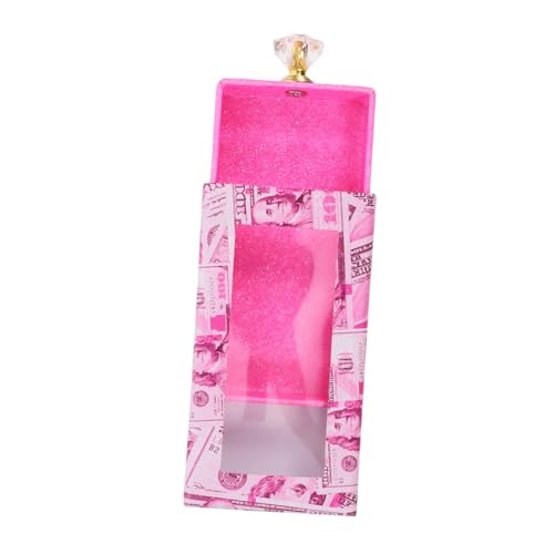 PACKOVE 1Stück Wimpern Verpackungsbox mit Fenster Leere Wimpern Organizer Falsche Wimpernbox für Aufbewahrung Wimperntui für Selbstgemacht Wimpernverlängerung Wimpernbehälter aus Papier von PACKOVE