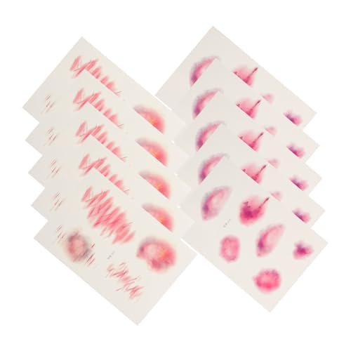 PACKOVE 10 Blatt Halloween Wunden Tattoos Realistische Narben Aufkleber Wiederverwendbar Hautfreundlich Für Party Make-up Masquerade Erwachsene von PACKOVE