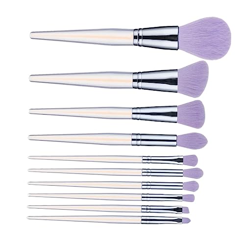 PACKOVE 10stücke Teiliges Kosmetikpinselset Für Gesichtspuder Und Lidschatten Make-up-tool-pinsel Für Concealer Foundation Puder Leicht Und Tragbar von PACKOVE