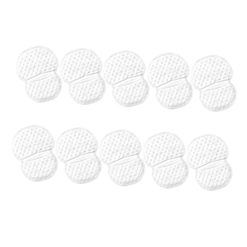 PACKOVE 10 Stück Antitranspirant-aufkleber Reisen Für Pads Fitnessstudio Achselpolster Achselhöhlenpolster Achselschutzpolster Achselschild Vlies Weiß von PACKOVE
