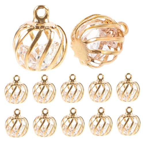 PACKOVE 10 Stück DIY Anhänger Laternen Charms Langlebiger für Ohrringe Armbänder Halsketten Schmuckherstellung Vielseitig Kreativ Vielseitige Bastelperlen von PACKOVE
