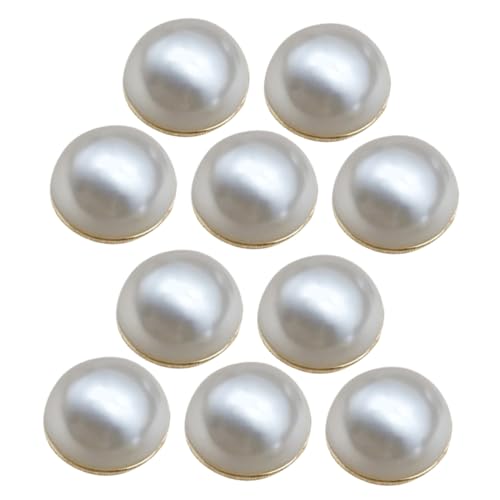 PACKOVE 10 Stück Doppelseitiges Magnetgarn Brautschleier Hochzeitsschleier Gewichte Schleiermagnete Schleiergewichte Hochzeit Hochzeitsschleier für Bräute Hochzeitsgewichte Perle Weiß von PACKOVE