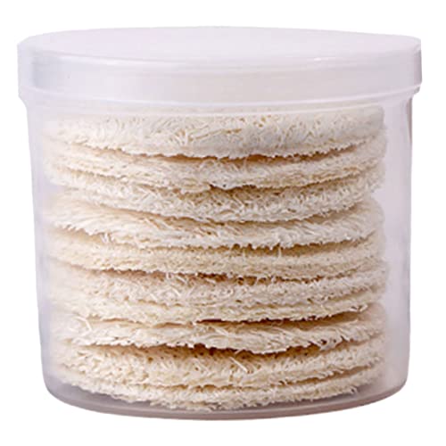 PACKOVE 10stücke Luffa-make-up-schwamm Wiederverwendbar Gesichtspuff Gesichtsreinigungspads Make-up-entferner Kosmetik-entferner Hautpflege von PACKOVE
