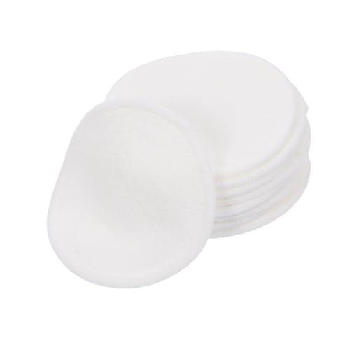 PACKOVE Runde Gesichtsschwämme 10 Stück Waschbare Make-up-entferner-pads Weiche Baumwolle Mit Lanolin Angereichert Wiederverwendbar Für Eine Gründliche Reinigung von PACKOVE