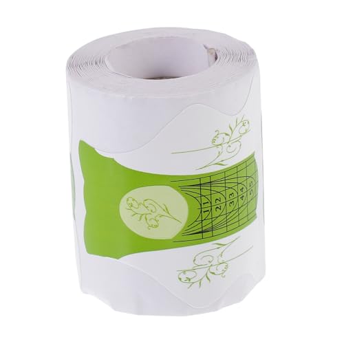 PACKOVE 100 Stück UV Gel Extension Paper Nagelform Schablonen Nail Art Sticker Maniküre Verlängerungspapier für Professionelle und DIY Nagelkunst von PACKOVE