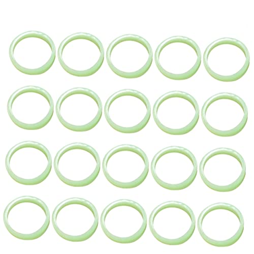 PACKOVE 100St Partykram Leuchtring spielzeug für kinder kinderspielzeug Spielzeuge Ringe Glow-in-the-Dark-Ring Fingerring Abschlussball Heiligenschein kleines Spielzeug von PACKOVE