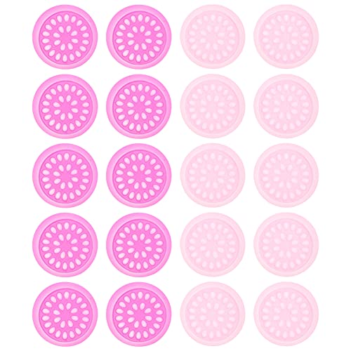 PACKOVE 100stücke Wimpernkleber-dichtung Aus Hochwertigem Langlebige Wimpernkleber-halter Klebekleber-paletten Make-up-tool Für Frauen von PACKOVE