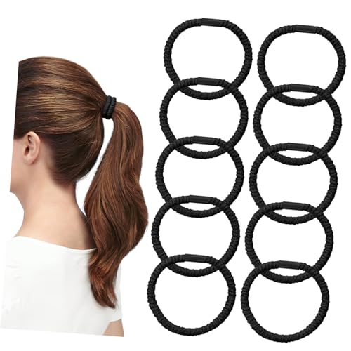 PACKOVE 10stücke Elastische Haargummis Dehnbare Haarbänder Für Damen Geeignet Für Dickes Haar Beschädigung Hochwertige Materialien Vielseitig Einsetzbar Für Verschiedene Frisuren von PACKOVE