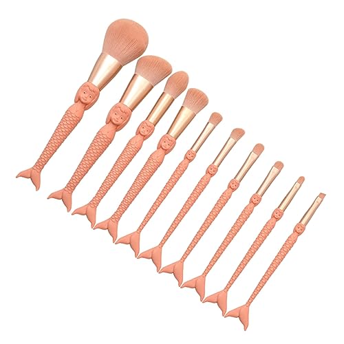 PACKOVE 10stücke Teiliges Make-up Kosmetikpinsel Für Damen Lidschattenpinsel Rougepinsel Tragbar Und Leicht Zu Waschen von PACKOVE