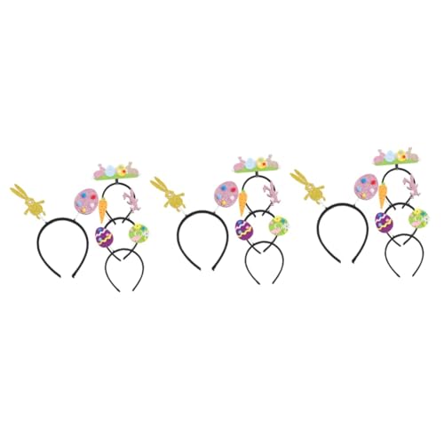 PACKOVE 12 Stk Ostergläser ostern haarschmuck ostern haarreif Cosplay-Zubehör Stirnband mit Tierohren Geschenke Haarbänder Mädchen Haarband für Party ostern haarband Kleidung Hase Küken von PACKOVE