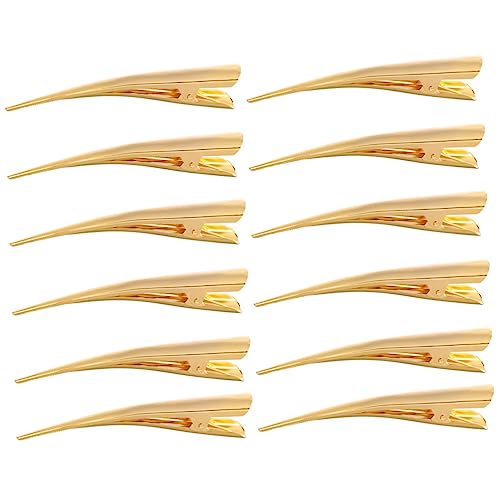 PACKOVE 12stücke Haarspangen Aus Metall Für Frauen Große Salon-haarnadel Haarspange Rostfrei Geeignet Für Dünnes Und Dickes Haar Rutschfest Ohne Kopfhautreizung von PACKOVE
