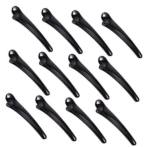PACKOVE 12stücke Acryl Haarspangen Für Damen Entenschnabelclips Leicht Und Robust Haar Klammern Für Friseursalons Und Heimgebrauch von PACKOVE