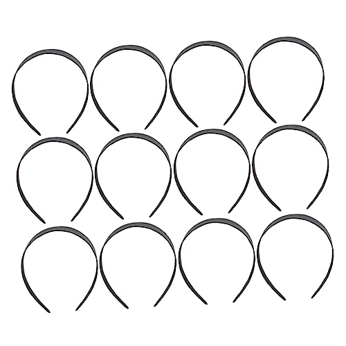 PACKOVE 12 Stück Schlichte Kunststoff Stirnbänder Haarschmuck Diy Zubehör für und Mädchen für Make Up Yoga Alltag und Mehr von PACKOVE