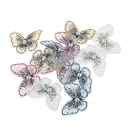 PACKOVE 12stücke Vintage Schmetterling Haarspangen Mit Spitze Für Damen Bunte Haaraccessoires Für Jeden Anlass Für Partys Und Feiertage von PACKOVE