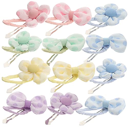 PACKOVE 12 Stück Teiliges Haarspangen Bunte Haarclips für Mädchen Süße Haarschmuck Accessoires für Alltag und Besondere Anlässe für Geburtstage und Feste von PACKOVE