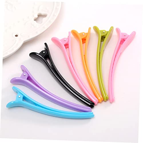 PACKOVE 12 Stück Teiliges Halbdurchsichtige Bunte Entenschnabel Haarclips für Mädchen und Frauen Starker Vielseitige Haarklammern Haarspangen für Verschiedene Frisuren von PACKOVE