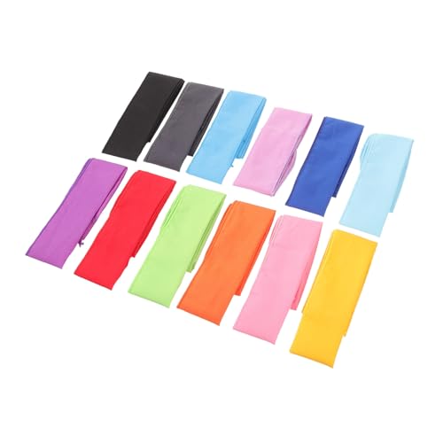 PACKOVE 12 Stück Teiliges Kühlendes Halstuch Multifunktionale Kühlung Nackenwickel für Herren Damen Leichtes Outdoor Cooling Scarf in Farben für Sport Laufen Wandern Fitness von PACKOVE