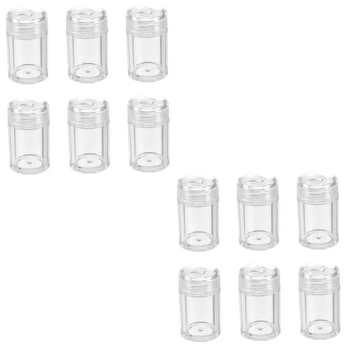 PACKOVE 12 Stück Teiliges Pulverbehälter mit Sieb und Deckel Robuste Lose Puderflaschen für Make Up Kompakte Reiseboxen für Lidschatten Mineralpuder Kosmetik Geruch von PACKOVE