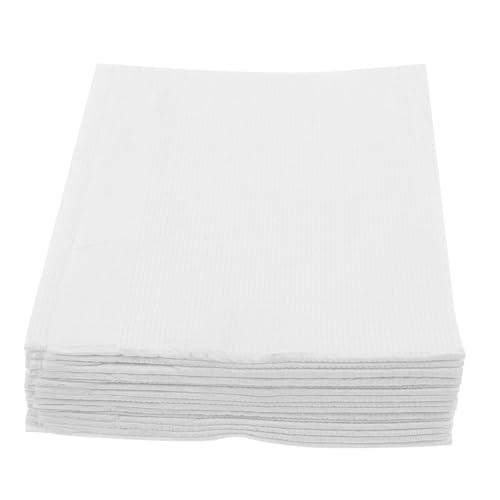 PACKOVE 125 Blatt Tattoo-Reinigungspad Tattoo-Handtuch zum Reinigen tragbares Tattoo-Handtuch Tattoo-Reinigungstuchkissen Tätowiergewebe Auslaufsichere Schicht Weiß von PACKOVE