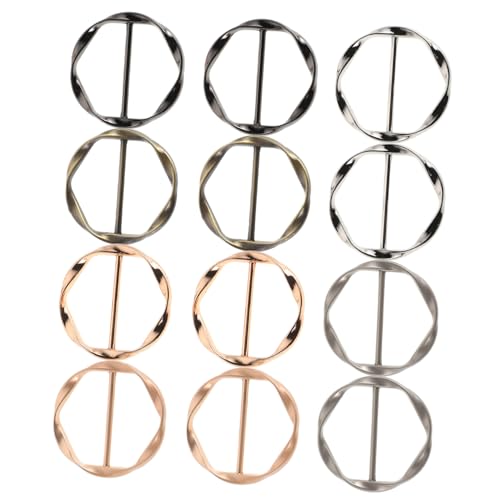 PACKOVE 12Stücke Shirt Clip Verstellbare Hemd Clips für Damen Schalschnallen zur Sicherung von T Shirts Schals Stabiles Design Farben PACKOVE 12Stücke Shirt Clip Verstellbare Hemd Clips für Damen Schalschnallen zur Sicherung von T Shirts Schals Stabiles Design Farben von PACKOVE