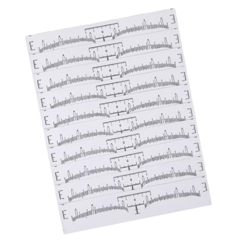 PACKOVE 130stücke Einweg Augenbrauen Maßschablonen Transparentes Mapping Aufkleber Make-up Werkzeug Für Augenbrauenformen von PACKOVE