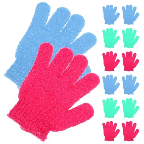 PACKOVE 14 Stück Teiliges Bad Handschuhe mit Fünf Fingern Körperpeeling und Rückenmassage Handschuhe für Damen und Herren Bunten Farben Gelb Weiß Grün Orange PACKOVE 14 Stück Teiliges Bad Handschuhe mit Fünf Fingern Körperpeeling und Rückenmassage Handschuhe für Damen und Herren Bunten Farben Gelb Weiß Grün Orange von PACKOVE