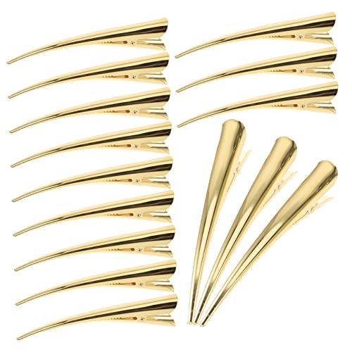 PACKOVE 15stücke Metall-haarspangen Große Krokodilklemmen Flache Haarspangen Mit Schnabel Für Frauen Teenager Mädchen Für Friseure Clips Für Verschiedene Anlässe von PACKOVE