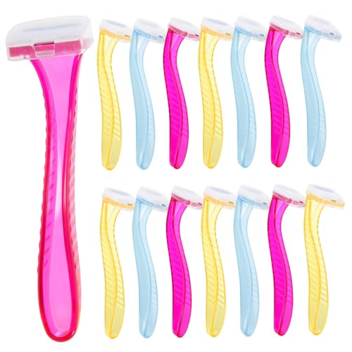 PACKOVE 15 Stück Rasierer Weiblich Bikini-haarentferner Bikini -linie Rasiermesser Körperhaarschneider Empfindlich Leiste Entfernung Teenager Rasieren Klingen Handbuch Dame Edelstahlklinge von PACKOVE