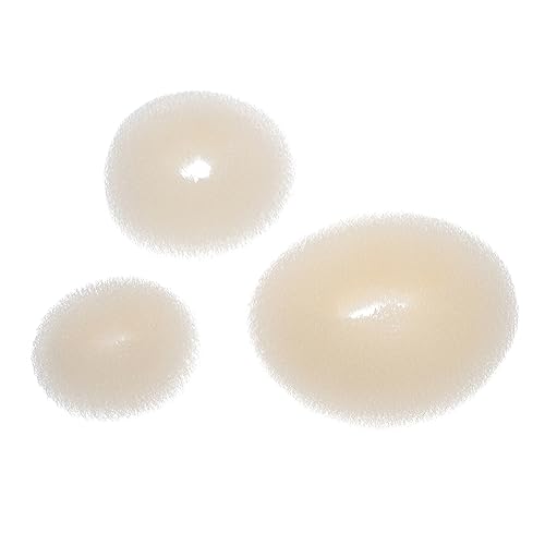 PACKOVE 15 Stück Teiliges Dutt Haarformer Set aus Diy Haarstyling Werkzeug für Voluminöse Hochsteckfrisuren Geeignet für Frauen und Mädchen Beige von PACKOVE